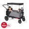 RADIO FLYER FOLDING ALL TERRAIN VENTURE KID CARGO STROLLER WAGONSTEEL - GRAY - Like New