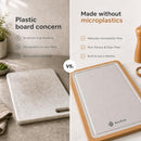 KORUPEAK PURE TITANIUM & CARBONIZED BAMBOO CUTTING BOARD DOUBLE SIDED BT001 - Like New