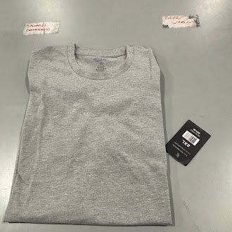 BLUE ICE STRETCH SHORT SLEEVE SHIRT - SIZE: MEN 2XL - HEATHER GRAY - Brand New