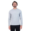 GAIAM MEN S COZY & COOL LONG SLEEVE CREW SWEATSHIRT SIZE - LARGE - GRAY - Brand New