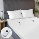 Sunbeam Electric Premium Water Resistant Restful Quilted Heated Mattress Pad - Brand New