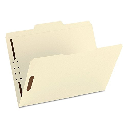 Smead Fastener File Folder, 2 Fasteners, Reinforced 1/3-Cut Tab, 50 Box - Brand New