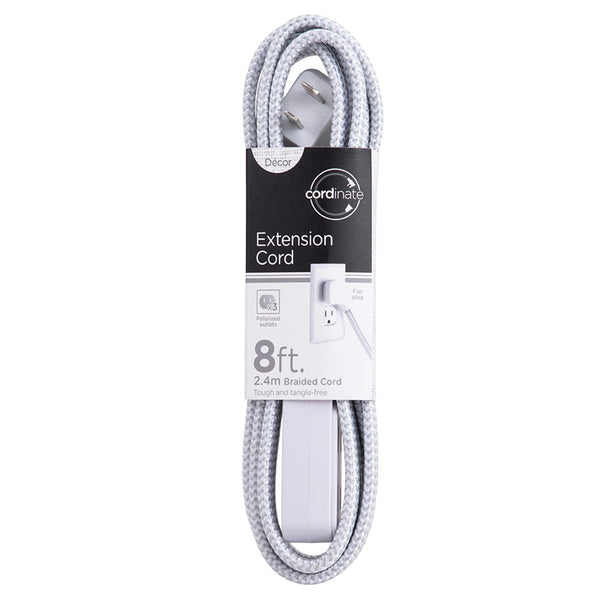 3 Outlet 8ft Extension Cord