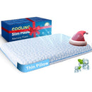 SUPA MODERN ULTRA THIN FLAT PILLOWS FOR SLEEPING COOLING SLIM MEMORY FOAM - Like New