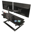 3M DUAL MONITOR MOUNT, FOR 27" MONITORS MM200B - BLACK - Like New