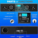 Pyle 3D Surround Bluetooth Soundbar Sound System Bass Speakers PSBV200BT - Black Like New
