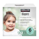 Kirkland Signature Diapers, Size 6 (132 Count) - Brand New