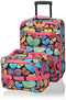 ROCKLAND FASHION SOFTSIDE UPRIGHT LUGGAGE SET, 2-PIECE, F102 - NEW HEART - Brand New