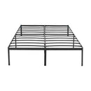 AMAZON BASICS STURDY HEAVY-DUTY NON-SLIP PLATFORM BED FRAME 18 INCH KING - BLACK - Like New