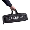 ICE SEA Fishing Rod Reel Case Bag Canvas Fishing Pole Organizer 2 Layers - Black - Brand New