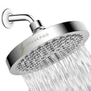 SPARKPOD SHOWER HEAD HIGH PRESSURE RAIN PREMIUM 6 INCH ROUND - CHROME - Like New