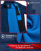 SPYDER MEN'S STRIPE FLEECE FULL ZIP - SIZE: MEN L - NAVY - Brand New