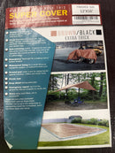SUPER COVER TARP COVER HEAVY DUTY (20MIL) 12X16 - BLACK/BROWN - Like New