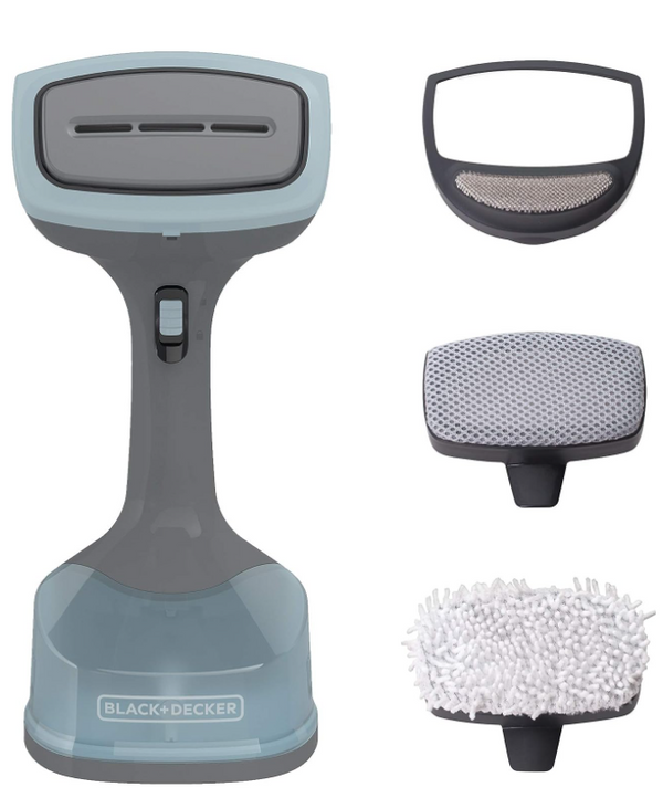 BLACK+DECKER HGS200 Advanced Handheld Garment / Fabric Steamer - Gray/Blue - Like New