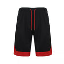 JUMP START MEN'S MESH QUICK DRY ATHLETIC PERFORMANCE SHORTS,SIZE 2XL - BLACK/RED - Brand New