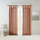 MADISON PARK 84-IN INTERLINED TOP TAB SINGLE CURTAIN PANEL - SPICE - Like New