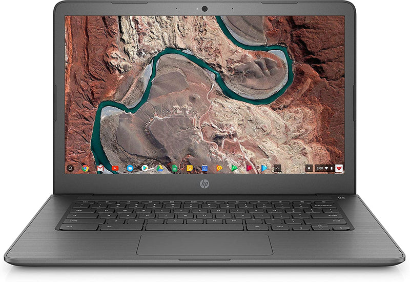 HP Chromebook 14" HD Intel Celeron N3350 4GB 32GB 14-ca023nr - Gray - Like New