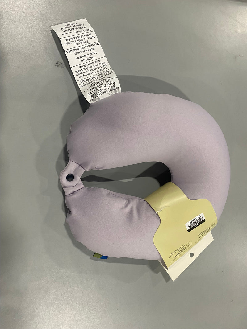 OPEN STORY TRAVEL NECK PILLOW - LILAC - Brand New
