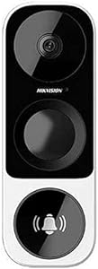 Hikvision 3 Megapixel HD WiFi Video Smart Doorbell Wireless DS-HD1 - Black - Like New