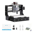 GENMITSU CNC ROUTER KIT GENMITSU CNC 1810-PRO GRBL CONTROL 3 AXIS WOOD - BLACK - Like New