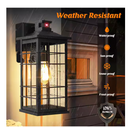 NORDIC HYGGE 2-PACK 18 IN LARGE MOTION SENSOR OUTDOOR LIGHT FIXTURES GFCI - Like New