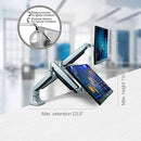 TechOrbits Universal Desk Mount for Dual Monitor - Fits Two 13-30" Monitors - Like New