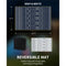 BOHO OUTDOOR RUG CARPET 8X10 FT LED STRIP LIGHTS-PATIO RUG MAT  - BLUE/WHITE - Like New
