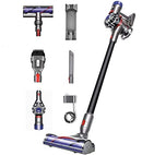DYSON V8 MOTORHEAD CORDLESS VACUUM CLEANER/BLACK - IRON/BLACK/PURPLE - Like New
