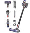 DYSON V8 MOTORHEAD CORDLESS VACUUM CLEANER/BLACK - IRON/BLACK/PURPLE - Like New