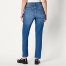 AMAZON ESSENTIALS WOMEN'S HIGH-RISE STRAIGHT JEAN - SIZE: WOMEN 4 - MEDIUM BLUE - Brand New