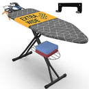Xabitat Full Size Ironing Board 57" X 18" Wall Mount Hanger XABITAT - Gray/Black - Like New