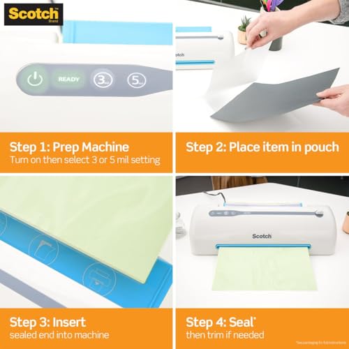 SCOTCH FRONT AND BACK LAMINATION REFILL CARTRIDGE (DL961) - BLACK - Brand New