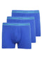 BLU ROCK MEN'S COTTON FLEX STRETCH BOXER BRIEFS-3 PACK SIZE MEDIUM - MEDIUM BLUE - Brand New