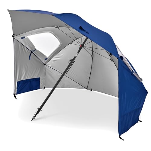 SPORT-BRELLA PREMIERE REG UMBRELLA SHELTER FOR SUN RAIN PROTECTION - BLUE - Like New
