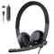 EMEET HS50 WIRED HEADSET ON-EAR COMPUTER HEADPHONES COMPUTER - Scratch & Dent