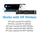 HP 210A Black Original Laserjet Toner Cartridge W2100A - Black - Like New