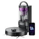 EUREKA E20 PLUS ROBOT VACUUM WITH BAGLESS SELF EMPTYING STATION, ROBOTIC - BLACK - Like New