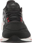 GW9107 Adidas Men's Supernova Running Shoe Black/Night Metallic/Impact Orange 9 - Like New