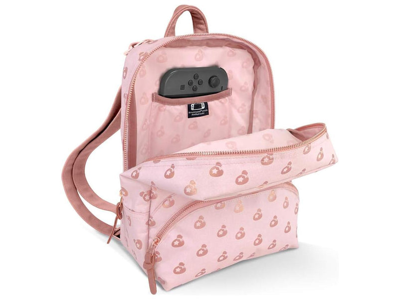 Official Animal Crossing Nintendo Switch Backpack (Rose Gold)