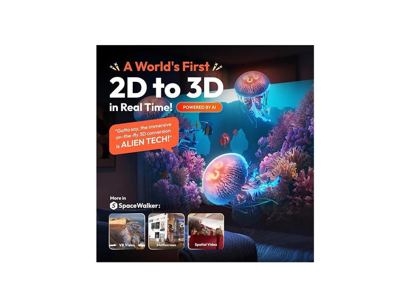 VITURE Pro XR/AR Glasses, 135" 120Hz 1000Nits Display, Harman Audio, Myopia