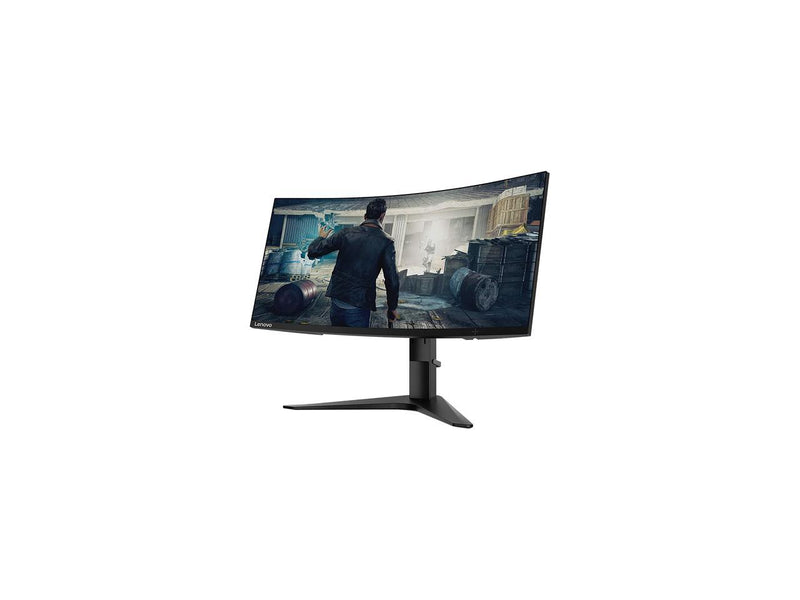 Lenovo G34w-10 34" WQHD Curved Gaming Monitor, 21:9 Ultra-Wide, 3 Side