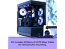 iBUYPOWER Y40 PRO Black Gaming PC Desktop - AMD Ryzen 7 9800X3D - AMD Radeon RX