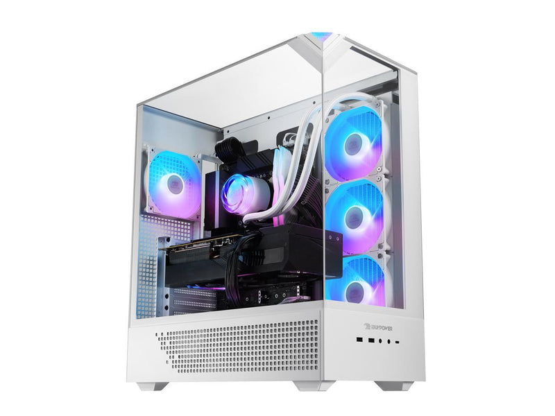 iBUYPOWER Element 9 White Gaming PC Desktop - AMD Ryzen 7 7800X3D - NVIDIA