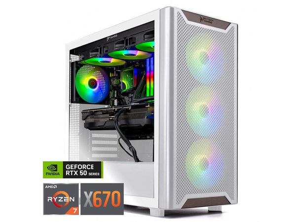 Skytech Chronos Gaming PC Desktop, Ryzen 7 9800X3D 4.7 GHz (5.2 GHz Turbo), X670