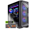 Skytech Legacy Gaming PC Desktop, Ryzen 7 9800X3D 4.7 GHz (5.2 GHz Turbo), X670