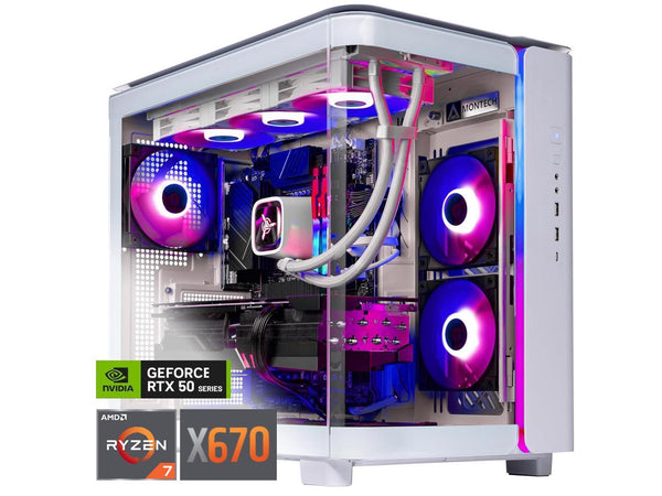 Skytech King 95 Gaming PC Desktop, Ryzen 7 7800X3D 4.2 GHz (5GHz Turbo), NVIDIA