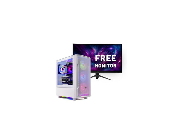Skytech Archangel Gaming PC Desktop, Intel i5 14400F 2.5 GHz (4.7GHz Turbo),