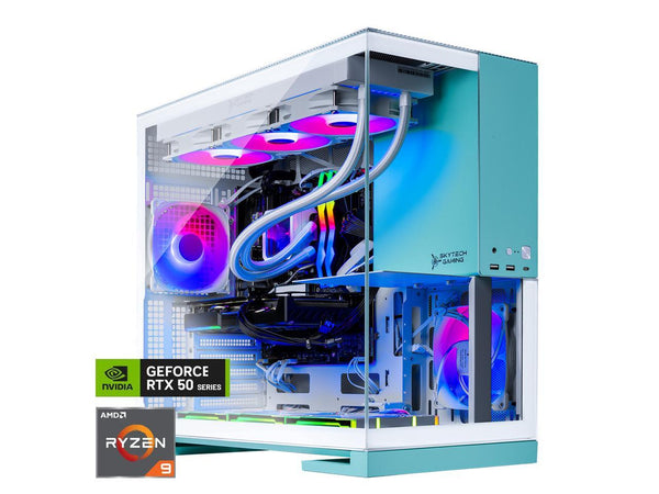 Skytech Gaming PC Desktop, Ryzen 9 9900X3D 4.4 GHz (5.5GHz Turbo), NVIDIA RTX