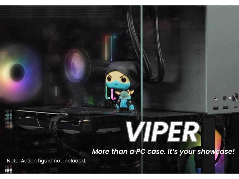 Skytech Viper Gaming PC Desktop, Ryzen 7 7800X3D 4.2 GHz (5GHz Turbo), AMD RX