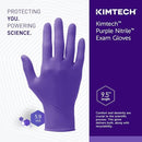 GENERIC NITRILE EXAM GLOVES (55084) - SIZE: MEN L WOMEN L - PURPLE - Brand New
